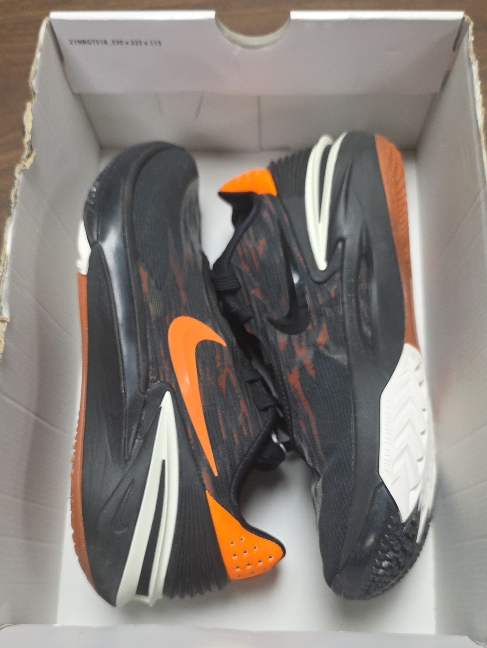 Nike Air Zoom GT Cut 2 TB Promo University Black Orange DJ6015-004 Women's 9 - Picture 10 of 11
